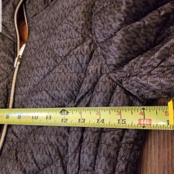 SOLD NWT! Michael Kors Reversible MK Logo Hooded Packable Puffer Jacket Size XXS - Picture 11 of 16